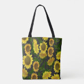 Sonnenblume Tasche (Rückseite)