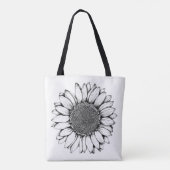 Sonnenblume Tasche (Rückseite)