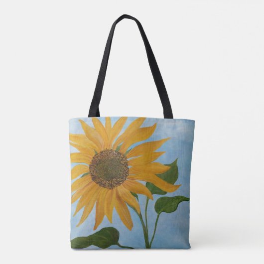 Sonnenblume Tasche (Rückseite)