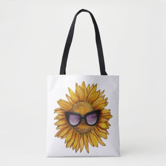 Sonnenblume Tasche (Vorderseite)