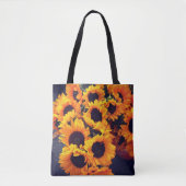 Sonnenblume Tasche (Vorderseite)