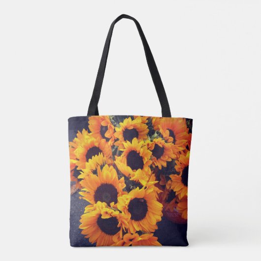 Sonnenblume Tasche (Rückseite)