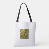 Sonnenblume Tasche (Rückseite)