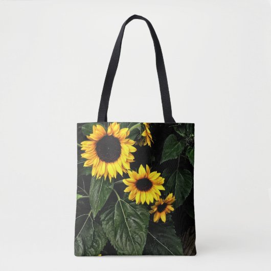 Sonnenblume-Tasche Tasche (Vorderseite)