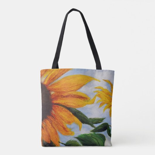 Sonnenblume-Tasche Tasche (Rückseite)