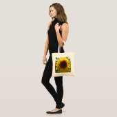 Sonnenblume-Tasche Tragetasche (Vorderseite (Model))