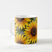 Sonnenblume Tasse (Vorderseite Links)