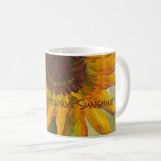 Sonnenblume Tasse (VorderseiteRechts)