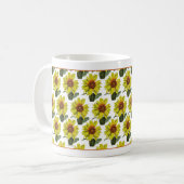 Sonnenblume Tasse (Vorderseite Links)