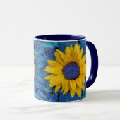 Sonnenblume Tasse (VorderseiteRechts)