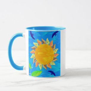 Sonnenblume Tasse