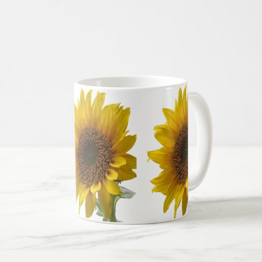 Sonnenblume Tasse (VorderseiteRechts)