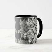 Sonnenblume - tasse (VorderseiteRechts)