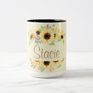 Sonnenblume Tasse