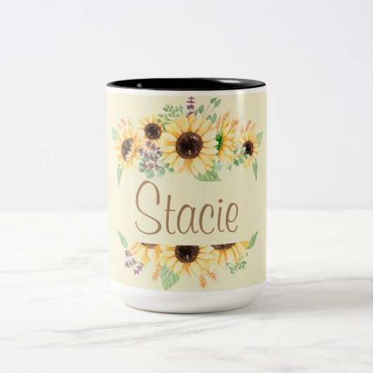 Sonnenblume Tasse (Mittel)