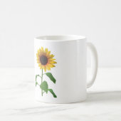 Sonnenblume - Tasse (VorderseiteRechts)