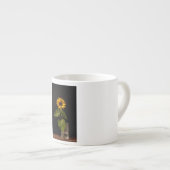 Sonnenblume-Tasse Espressotasse (Vorderseite Rechts)