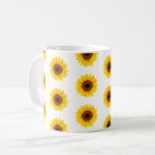 Sonnenblume-Tasse Kaffeetasse (Vorderseite Links)