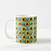Sonnenblume-Tasse Kaffeetasse (Links)