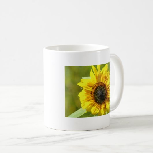 Sonnenblume-Tasse Kaffeetasse (VorderseiteRechts)