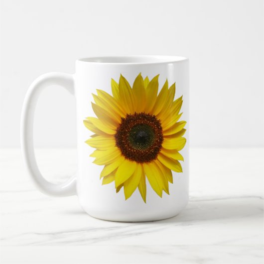 Sonnenblume-Tasse Kaffeetasse (Links)