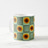 Sonnenblume-Tasse Kaffeetasse (Vorderseite Links)