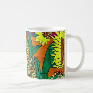 Sonnenblume-Tasse Kaffeetasse