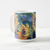 Sonnenblume-Tasse Kaffeetasse (Vorderseite Links)