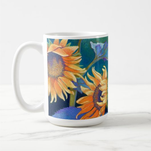 Sonnenblume-Tasse Kaffeetasse (Links)