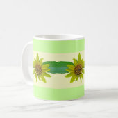 Sonnenblume-Tasse Kaffeetasse (Vorderseite Links)