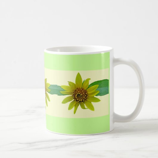 Sonnenblume-Tasse Kaffeetasse (Rechts)