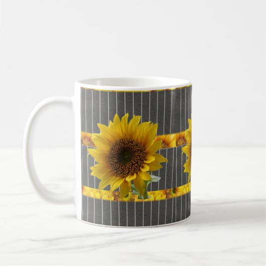 Sonnenblume-Tasse Kaffeetasse (Links)