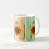 Sonnenblume-Tasse Kaffeetasse (VorderseiteRechts)