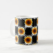 Sonnenblume-Tasse Kaffeetasse (Vorderseite Links)