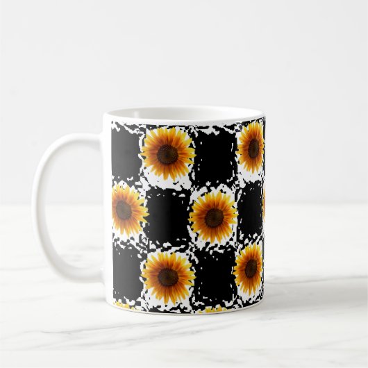 Sonnenblume-Tasse Kaffeetasse (Links)
