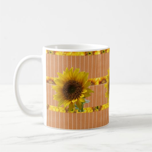 Sonnenblume-Tasse Kaffeetasse (Links)