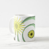 Sonnenblume-Tasse Kaffeetasse (Vorderseite Links)