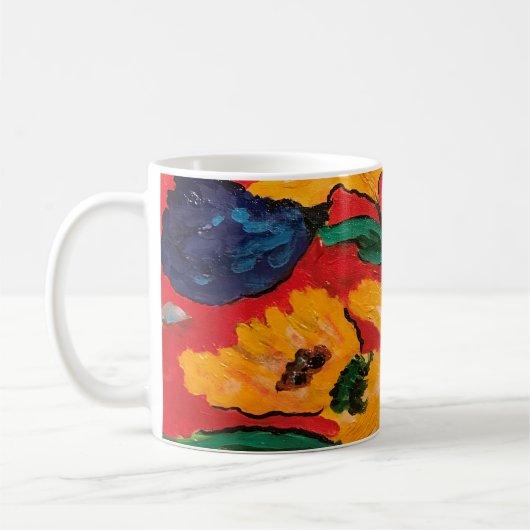 Sonnenblume-Tasse Kaffeetasse (Links)