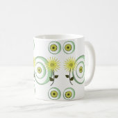 Sonnenblume-Tasse Kaffeetasse (VorderseiteRechts)