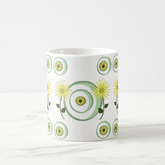 Sonnenblume-Tasse Kaffeetasse (Mittel)
