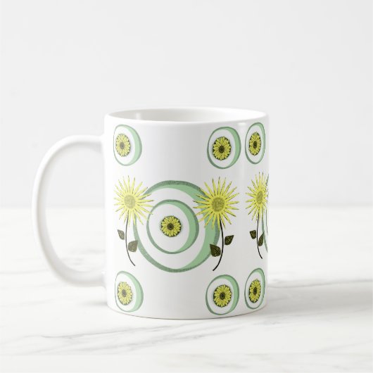 Sonnenblume-Tasse Kaffeetasse (Links)