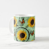 Sonnenblume-Tasse Kaffeetasse (Vorderseite Links)
