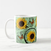 Sonnenblume-Tasse Kaffeetasse (Links)