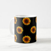 Sonnenblume-Tasse Kaffeetasse (Vorderseite Links)