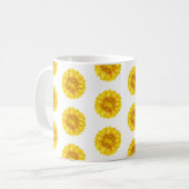 Sonnenblume-Tasse Kaffeetasse (Vorderseite Links)