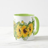 Sonnenblume-Tasse Tasse (VorderseiteRechts)