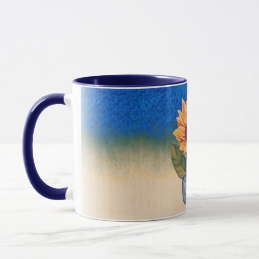 Sonnenblume-Tasse Tasse (Links)
