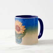 Sonnenblume-Tasse Tasse (VorderseiteRechts)