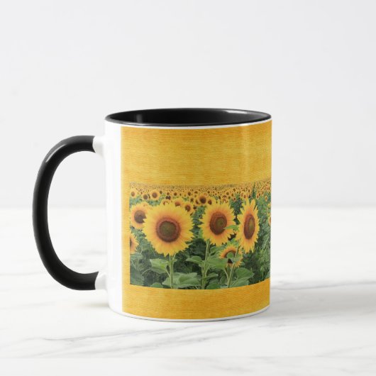 Sonnenblume-Tasse Tasse (Links)
