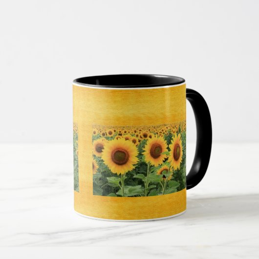 Sonnenblume-Tasse Tasse (VorderseiteRechts)